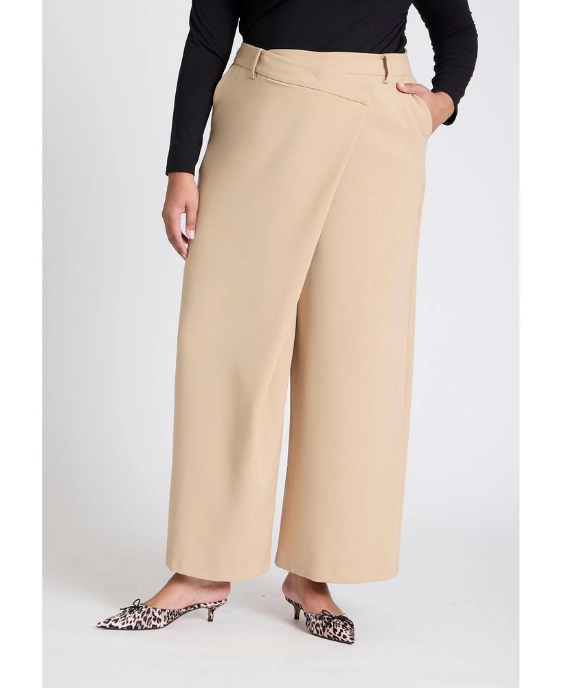 Eloquii Plus Wrap Over Trouser