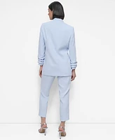 Dkny Women's Ruched-Sleeve Open-Front Blazer