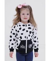 101 Dalmatians Girls Disney Lilo & Stitch French Terry Zip Up Cosplay Hoodie