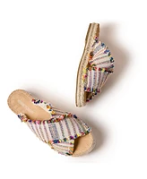 Minnetonka Women's Pepper Crossband Sandals