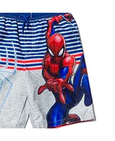 Spider-Man Toddler Boys Marvel Avengers Spidey and His Amazing Friends Upf 50+ Swim Trunks to