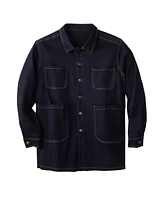 KingSize Big & Tall Flex Denim Multi Pocket Chore Jacket