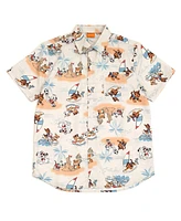 Paw Patrol Boys Matching Family Hawaiian Button Down Dress Shirt