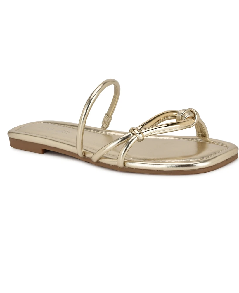 Nine West Women's Tigra Strappy Flat Sandals