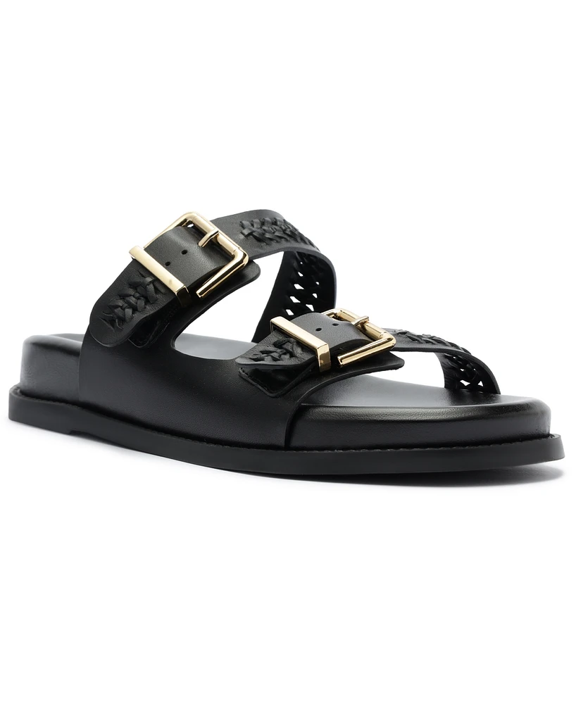 Schutz Women's Blake Sporty Round Toe Flat Sandals