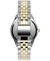 Timex Women's Quartz Analog Two-Tone Stainless Steel Watch, 34mm