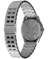Timex Men's Quartz Analog Silver-Tone Stainless Steel Watch, 38mm