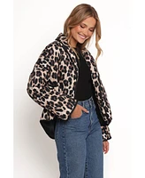 Petal and Pup Women's Marcos Leopard Print Quilted Jacket