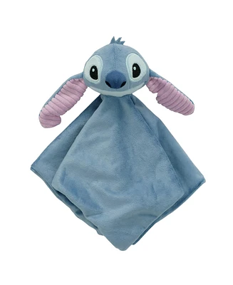 Lambs & Ivy Baby Disney Baby/Toddler Stitch Plush Security Blanket Lovey - Blue
