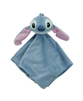 Lambs & Ivy Baby Disney Baby/Toddler Stitch Plush Security Blanket Lovey - Blue
