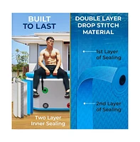 SereneLife Inflatable Cold Plunge Tub - Oversized Ice Bath for Recovery & Therapy