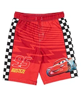 Cars Toddler Boys Pixar Lightning McQueen Swim Trunks Bathing Suit