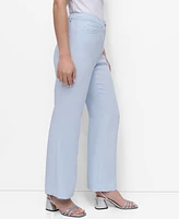 Dkny Petite Mid Rise Straight-Leg Pants