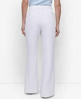 Dkny Petite Mid Rise Flare-Leg Pants