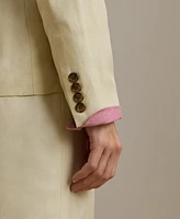 Lauren Ralph Petite Linen-Blend Twill Blazer