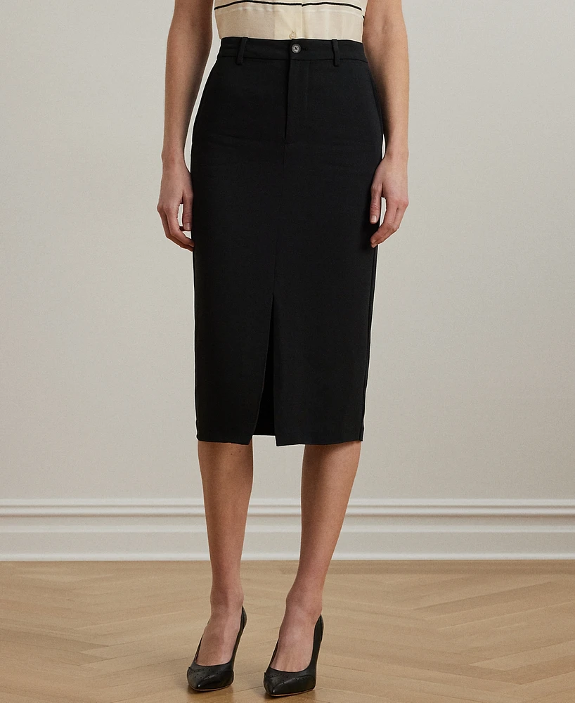 Lauren Ralph Petite Stretch Cady Pencil Skirt