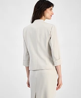 Kasper Crepe Cardigan Jacket, Regular & Petite Sizes
