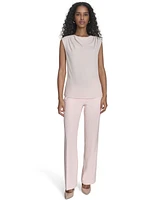 Calvin Klein Petite Sleeveless Cowlneck Top