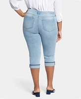 Nydj Plus Marilyn Crop Cuff Denim Jeans