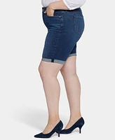 Nydj Plus Briella Denim Shorts with Roll Cuffs