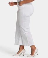 Nydj Plus Teresa Wide Leg Ankle Jeans