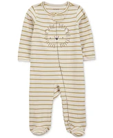 Carter's Baby Boys Cotton Lion Striped Sleep & Play Pajamas