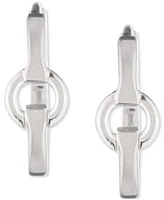 Lauren Ralph Lauren Sterling Silver Small Link Hoop Earrings, 0.55"