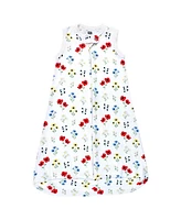Hudson Baby Girls Interlock Cotton Sleeveless Sleeping Bag