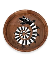 Toscana Beetlejuice Sandworm Barista Serving Tray with Glass Insert