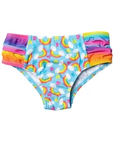 Paw Patrol Little Girls Rash Guard Tankini Top and Bikini Bottom 3 Piece Swimsuit Set