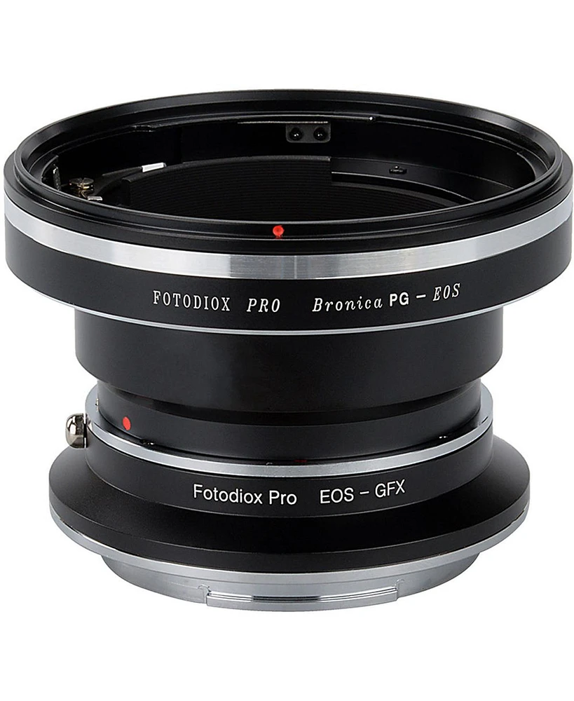 Fotodiox Pro Lens Mount Double Adapter for Bronica Gs-1 (Pg) Mount Slr & Canon Eos (EF / Ef-s) D/Slr Lenses to Fujifilm G-Mount Gfx Mirrorless Digital