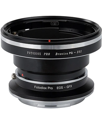 Fotodiox Pro Lens Mount Double Adapter for Bronica Gs-1 (Pg) Mount Slr & Canon Eos (EF / Ef-s) D/Slr Lenses to Fujifilm G-Mount Gfx Mirrorless Digital