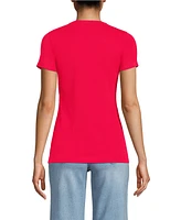 Lands' End Women's Tall Micro Rib T-Shirt