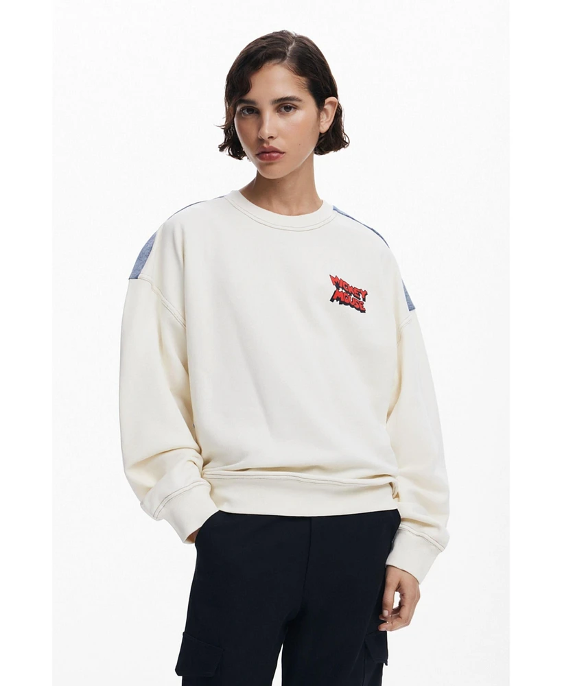 Desigual Women's Mickey and Minnie sweatshirt