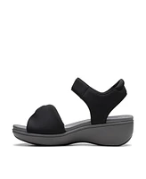 Clarks Cloudsteppers Women's Breeze Rae Sara Riptape Flat Sandals