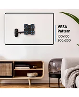 ProMounts Premium Articulating Tv Wall Mount for Heavy Duty Tv for 17-42 Inch Flat and Curved Tv Screens, Holds Up to 44 lbs Max Vesa 200x200