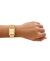 Michael Kors Women's Essex Gold-Tone Stainless Steel Watch, 26x36mm