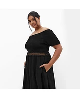 City Chic Plus Aura Midi Dress