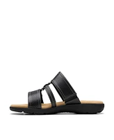 Clarks Collection Women's Elizabelle Ave Slip-On Flat Sandals