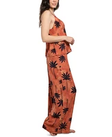 Midnight Bakery Women's Palm Cami Pant Lounge Set