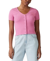 Levi's Women's Muse Short-Sleeve Button-Front Top