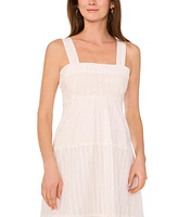 Vince Camuto Women's Printed Tiered Squareneck Midi Dress