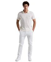 Original Penguin Men's Quarter-Zip Jacquard Polo Shirt