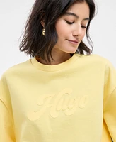 Hugo Women's Crewneck Long-Sleeve Logo Sweatshirt