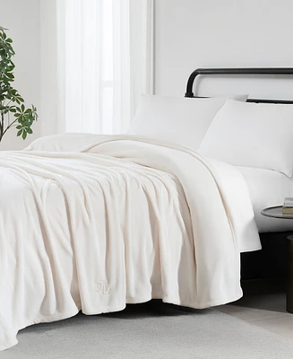 Lauren Ralph Micromink Plush Blanket