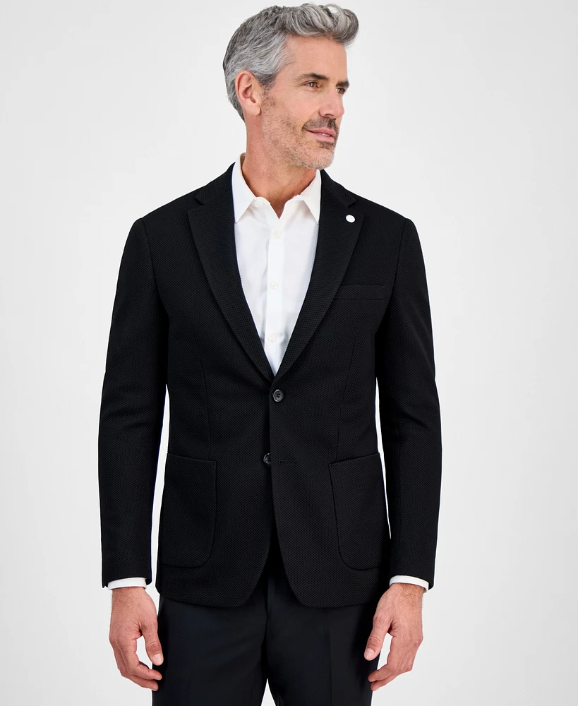Tom Baine Men's Slim-Fit Waffle Stretch Sport Coat