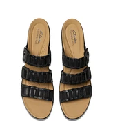 Clarks Collection Women's Laurieann Hope Slip-On Flat Sandals