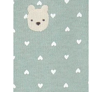 Carter's Baby Girls Cotton Bear Sleep & Play Pajamas