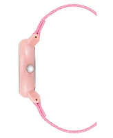 Armitron Kid's Quartz Jumpstart Pink Nylon Watch, 32mm
