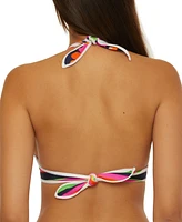 Trina Turk Women's Reversible Halter Bikini Top